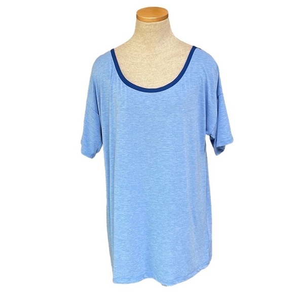 Gap maternity T-shirt blue scoop neck NWT Large - Picture 1 of 11